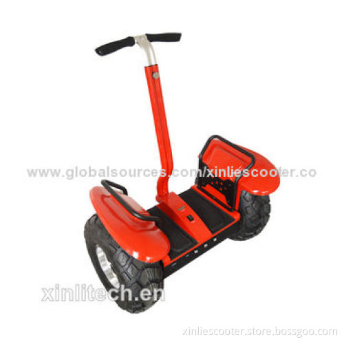 Personal Self-balancing Electric Golf Scooter with Two Big Wheels and Removable Battery
